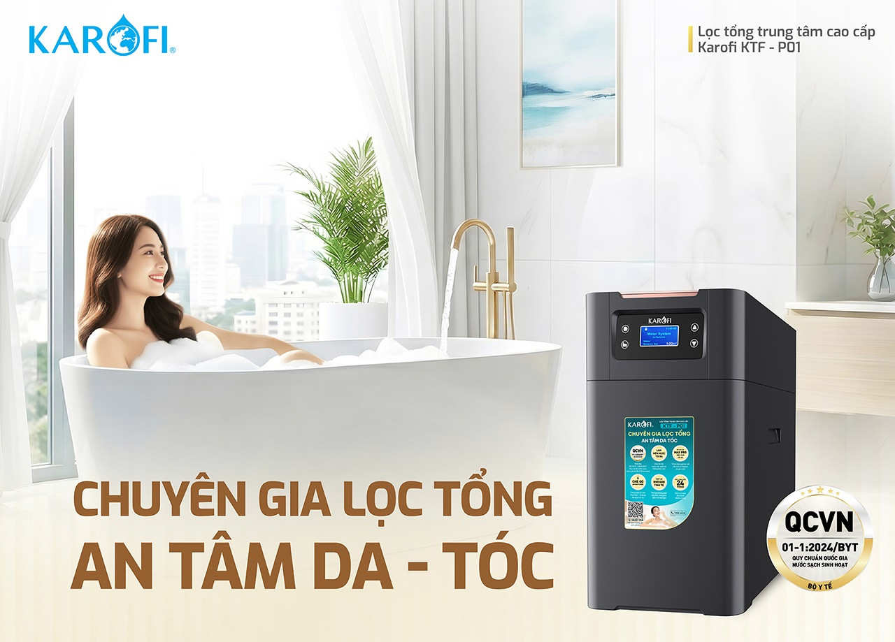 Lọc tổng trung tâm cao cấp Karofi KTF-P01